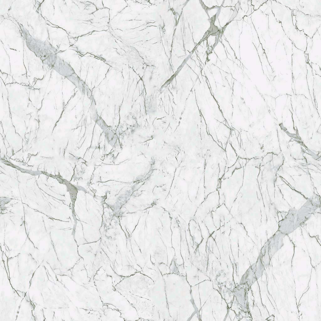 Calcutta marble-look acrylic shower wall finish