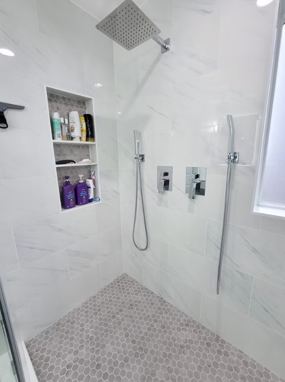 Walk-in shower install in Kirkland, WA