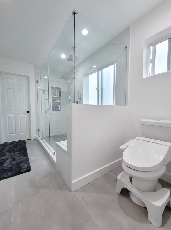 Walk-in shower install in Kirkland, WA